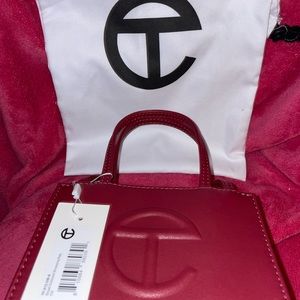 *NWT* Small Oxblood Telfar Shopping Bag